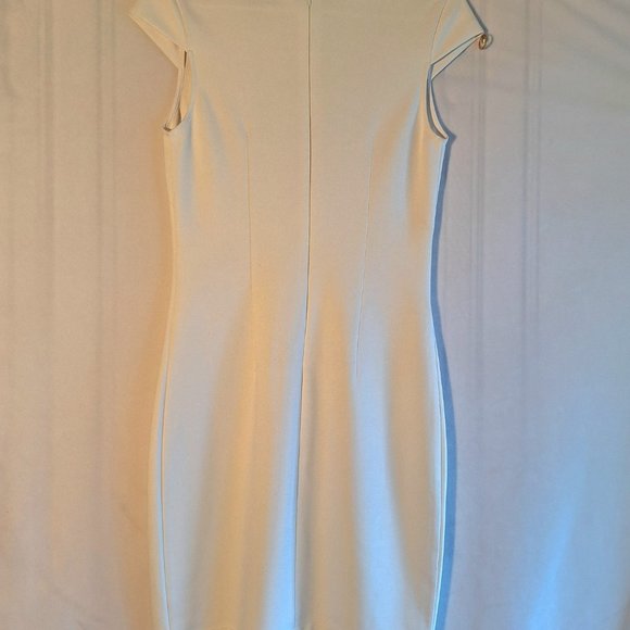 Cavalli Class - White Midi Dress Studs - Roberto Cavalli - 8 - Short Sleeve - Picture 3 of 10